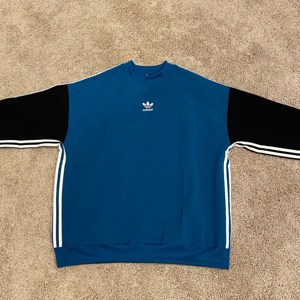 Adidas Stripe Crewneck Sweatshirt